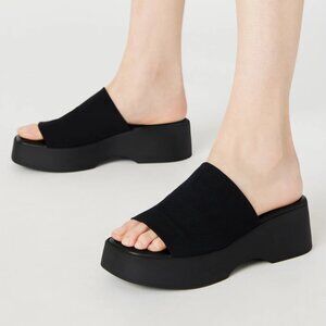 Steve Madden 90s Slinky Slides - Black